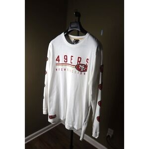 San Francisco 49ers NFL Team Apparel 100% Cotton T Shirt White Mens XL